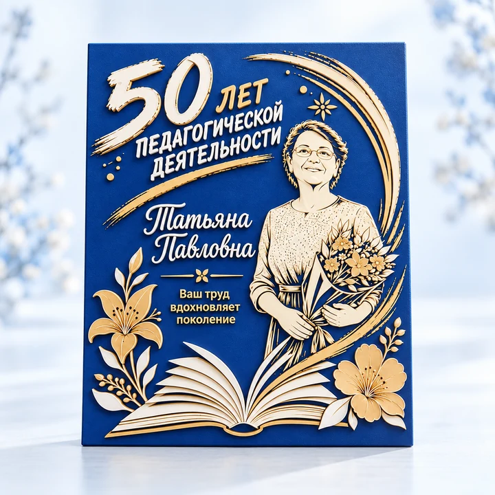 Панно «50 лет педагогической деятельности»